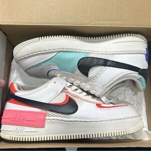 Size 11 - Nike Air Force 1 Shadow White Multi-Color W